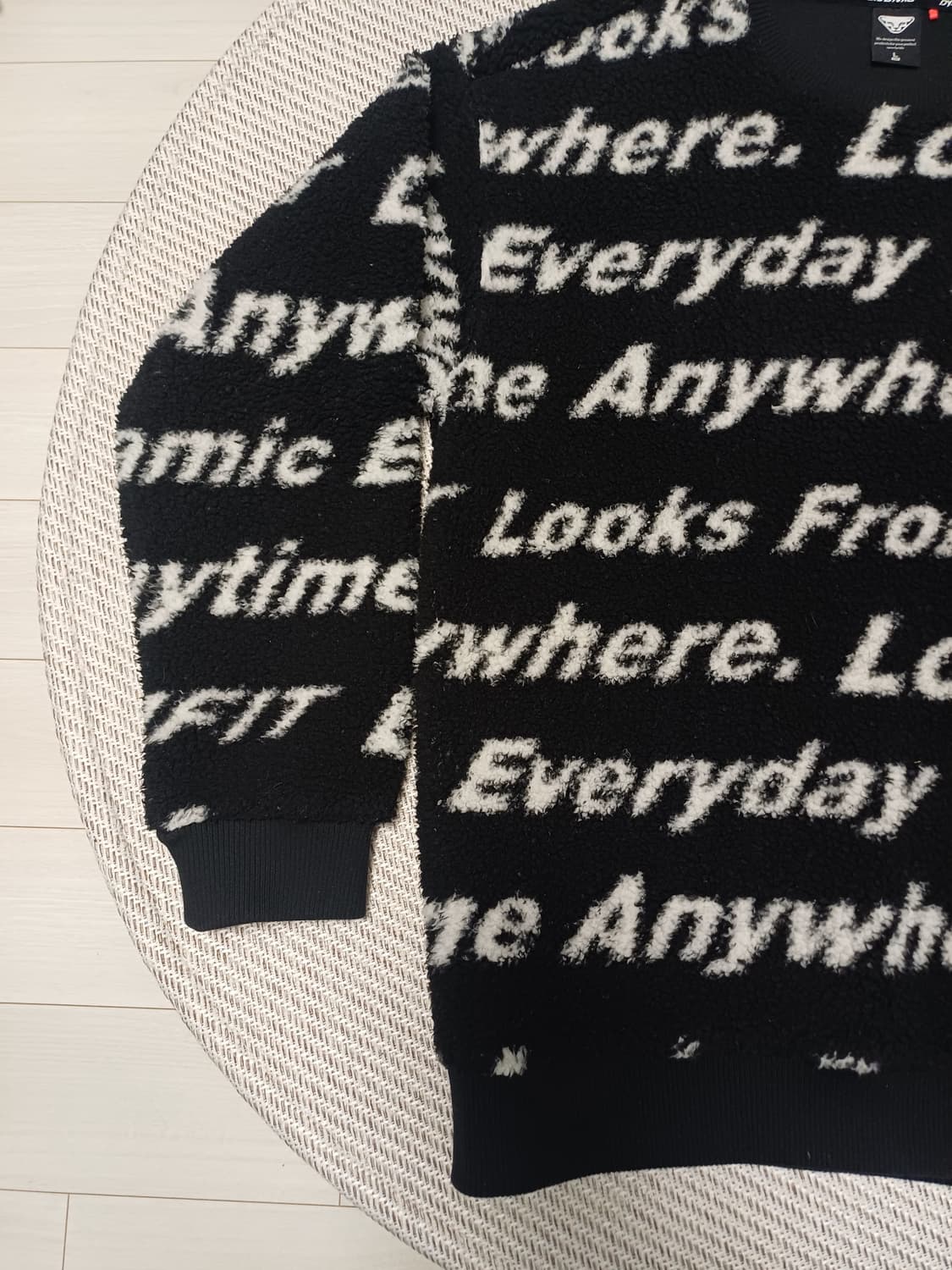 [L/100] 다이나핏 레터링 보아 플리스 맨투맨 (기모안감) 상품이미지5