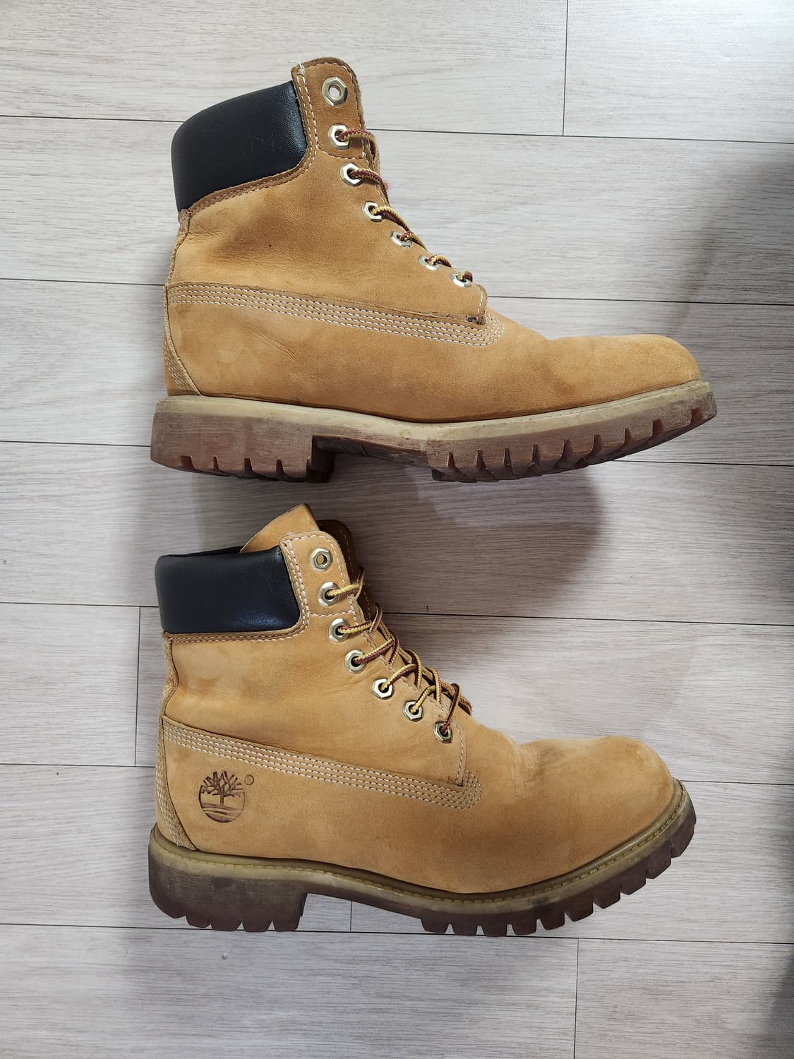 팀버랜드 6인친 프리미엄 워커 부츠 옐로우 7.5W 상품이미지2