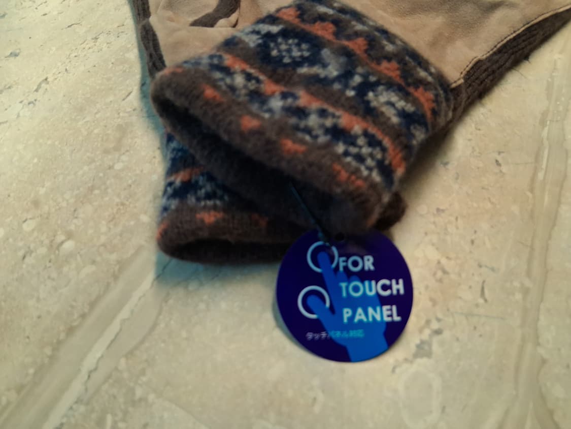 비비안웨스트우드 FAIRISLE 스웨이드 남성 장갑 (새상품) 상품이미지8