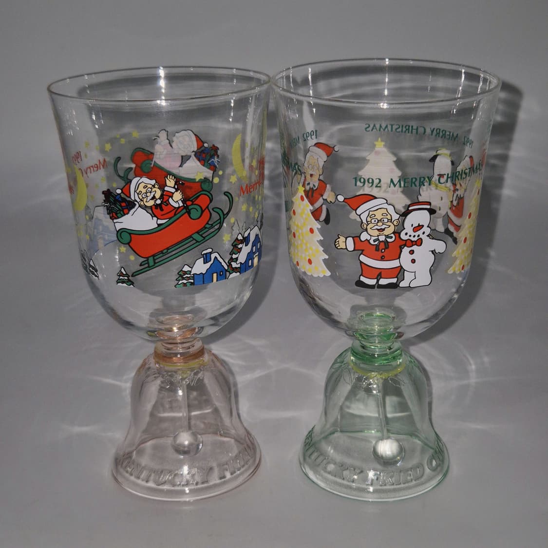 92s 켄터키 크리스마스 산타 컬러 벨 잔 1p 상품이미지6
