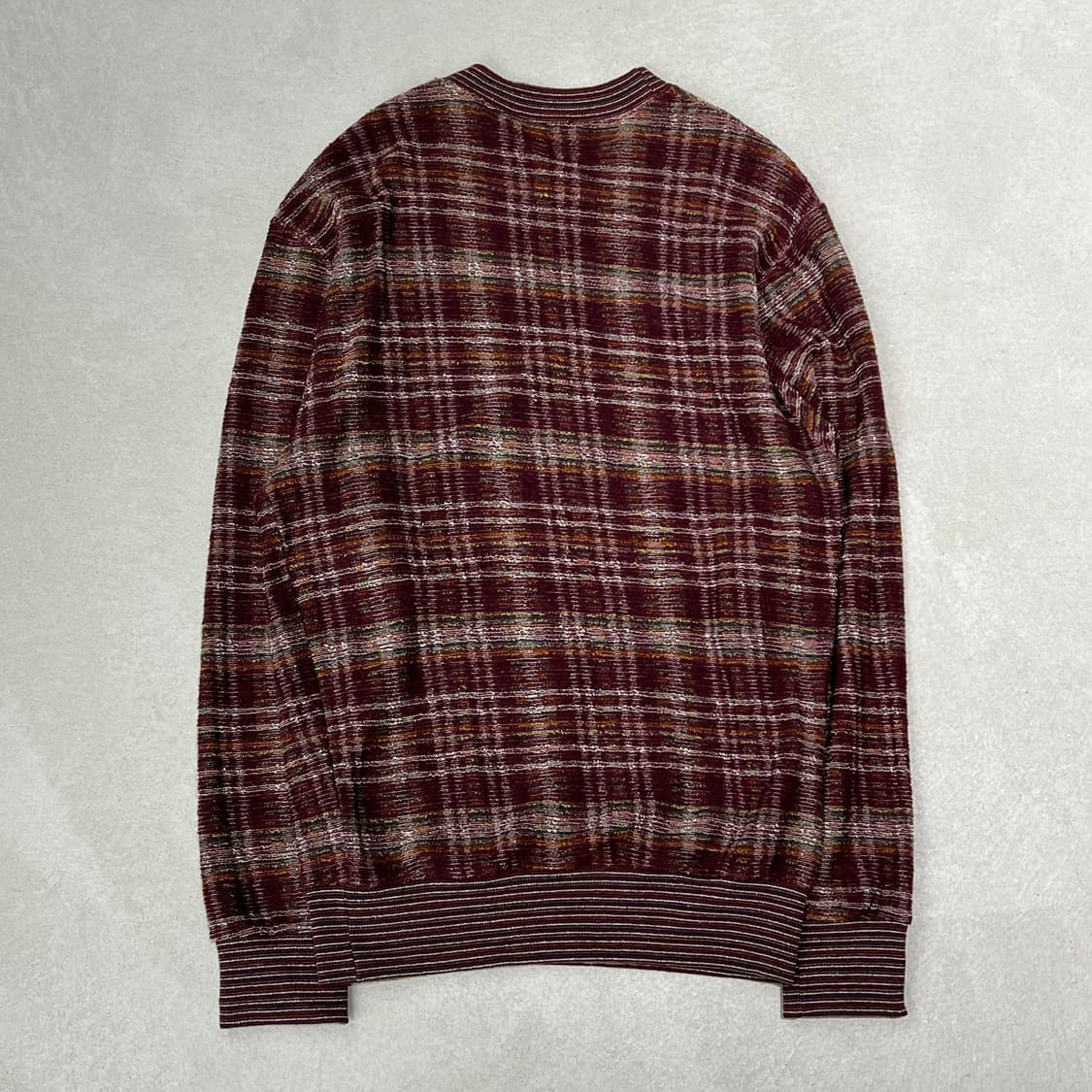 미쏘니 체크 케이블 니트 s08942 상품이미지2