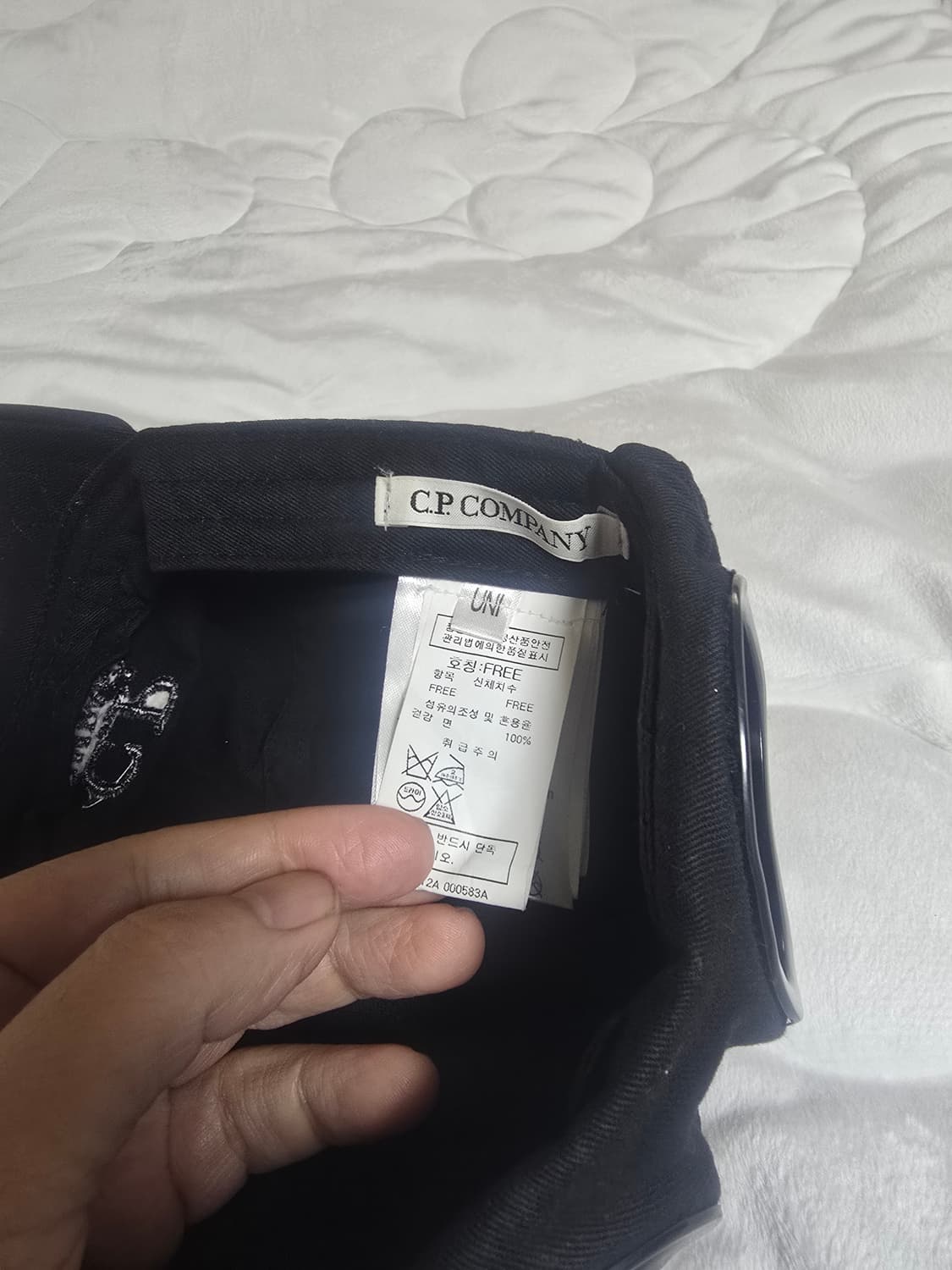 [국내정품] C.P. 컴퍼니 고글 캡 블랙 (FREE사이즈) 상품이미지4