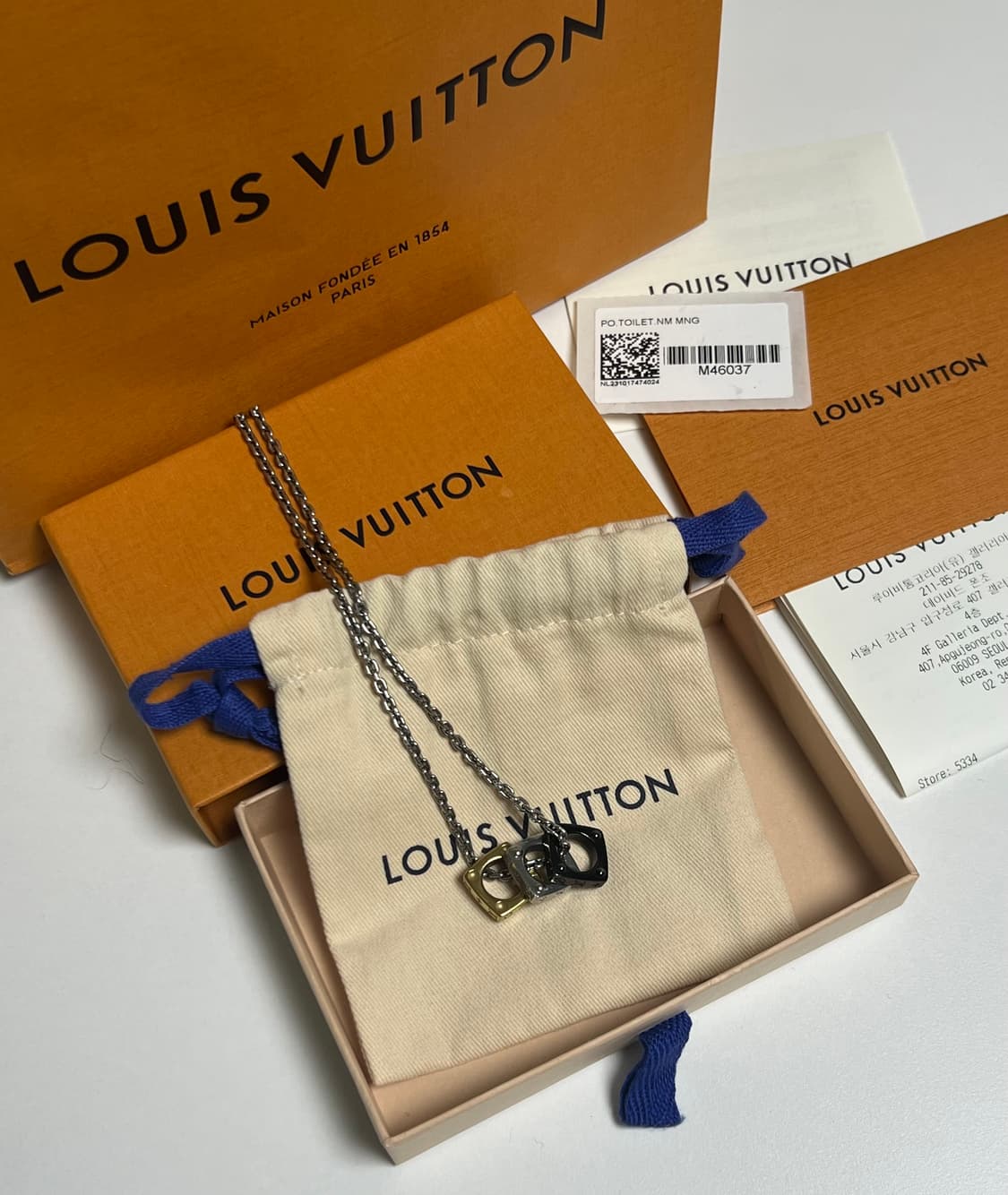 [정품] 루이비통 볼드 목걸이 상품이미지1