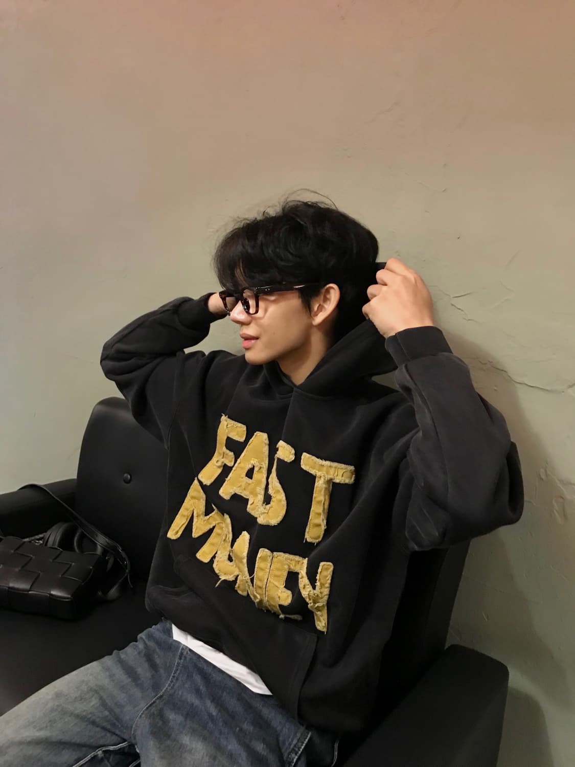 Fastmoney레터링후드티 상품이미지3