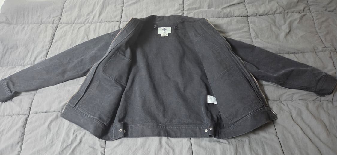 에스파이 WASHED CANVAS WORK JACKET 빈티지 블랙 상품이미지2