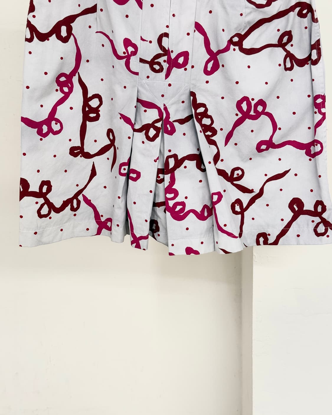 크리스찬 디올 스포츠 화이트레드 보르도 코튼 스커트 상품이미지6