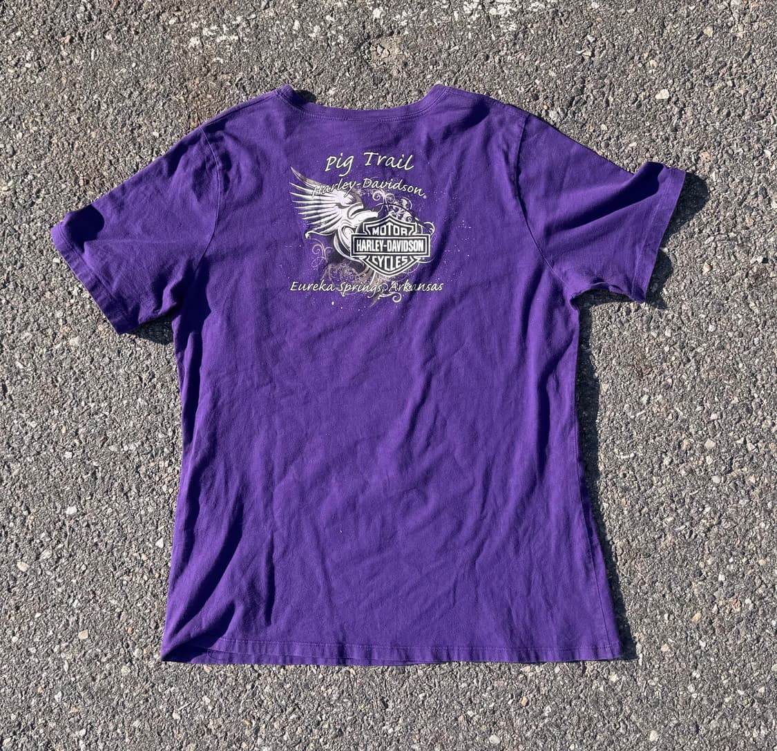usa 빈티지 할리데이비슨 반팔 티 L~XL 782 상품이미지2