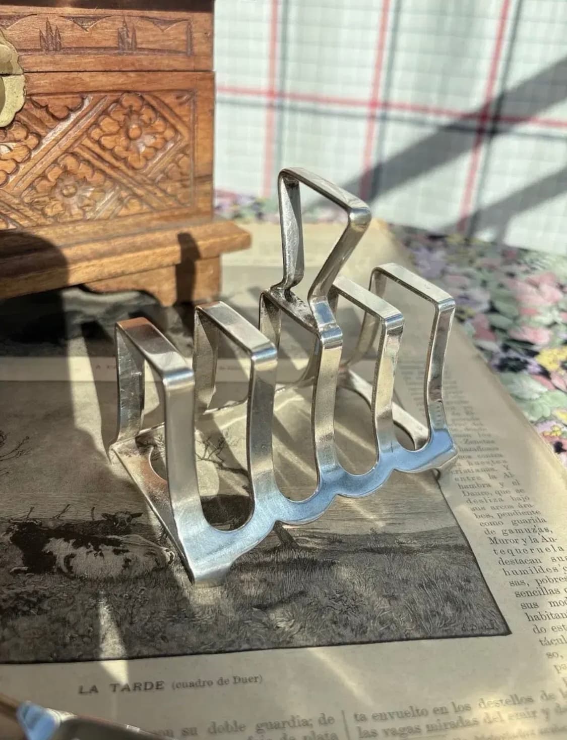 영국 빈티지 실버플레이트 토스트랙 상품이미지2