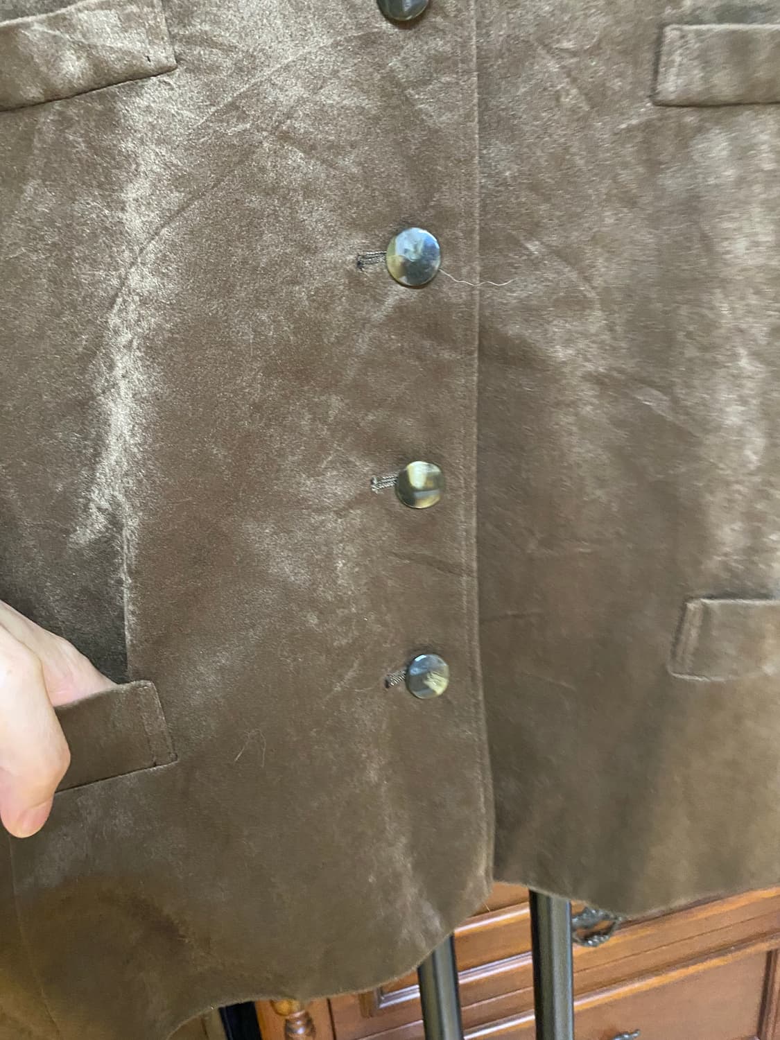 호피 배색 자켓 상품이미지4