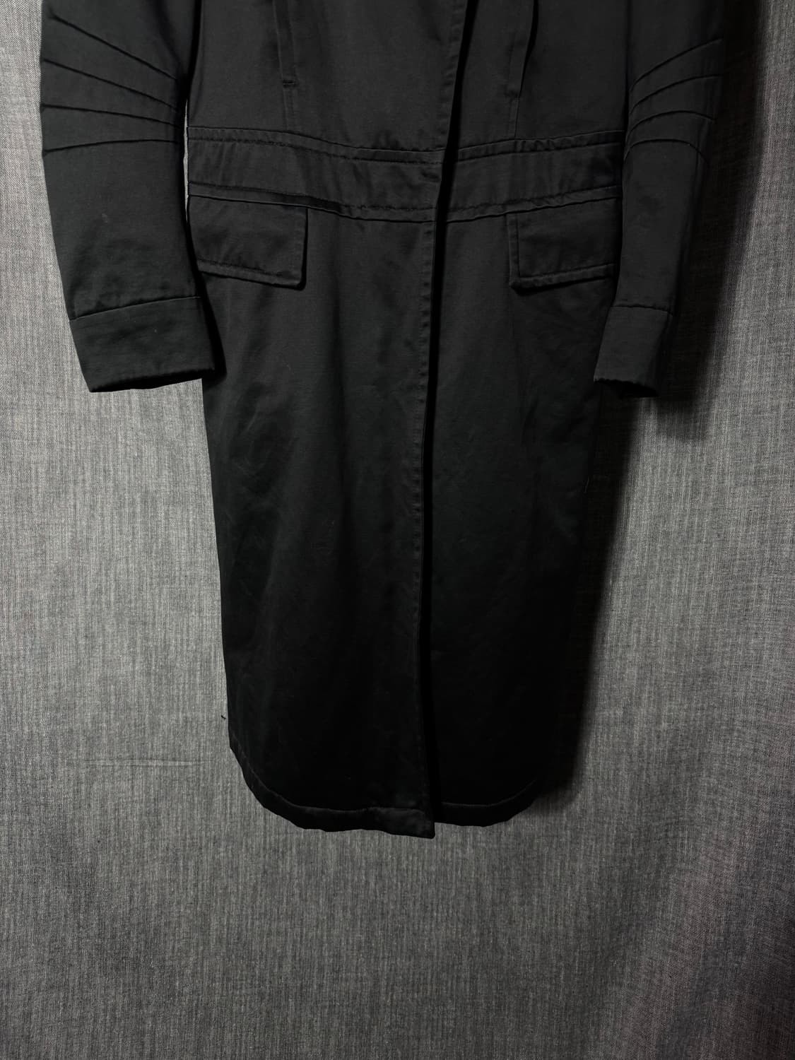 프라다 유틸리티 블랙 롱 코트 상품이미지5