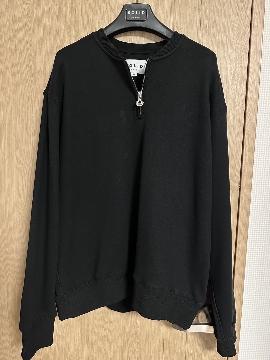 솔리드옴므 solid homme 하프집업맨투맨 48(100) 상품이미지2