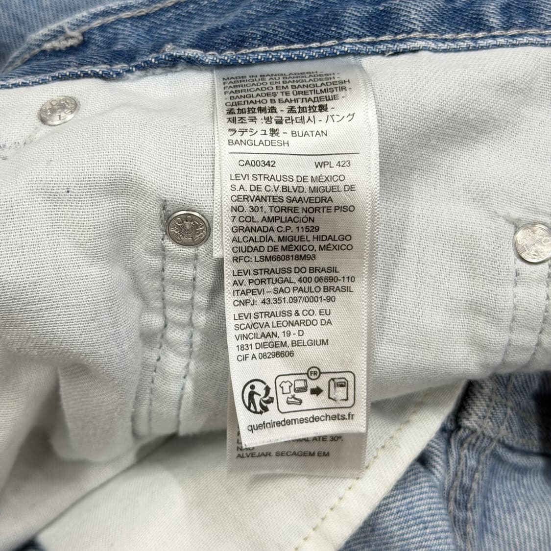 리바이스 실버탭 루즈 데님 팬츠 바지 32 상품이미지4