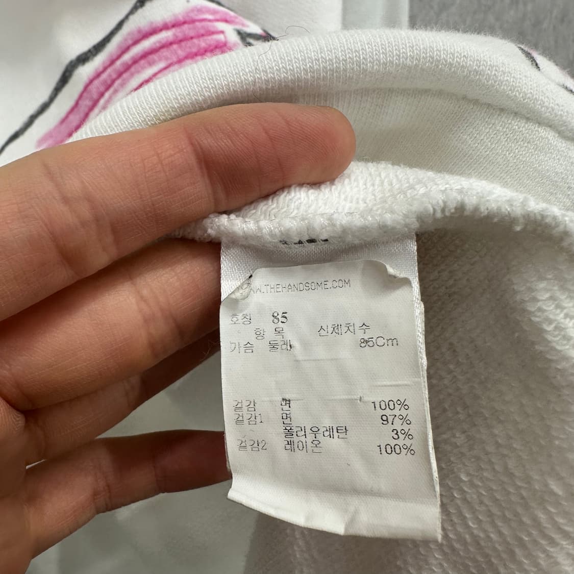 90 MIRA MIKATI 미라미카티 여자 루즈핏 그래픽 맨투맨 상품이미지4