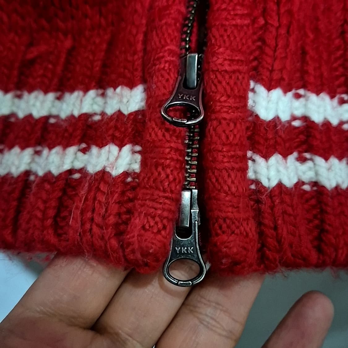 Tim comix 드로잉 코위찬 니트집업  상품이미지4