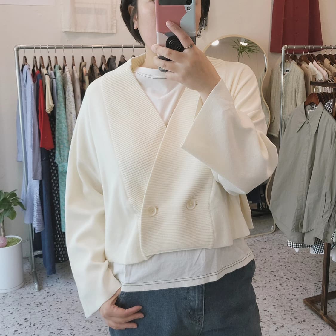 Chocol raffine 레이온 볼레로가디건 상품이미지2