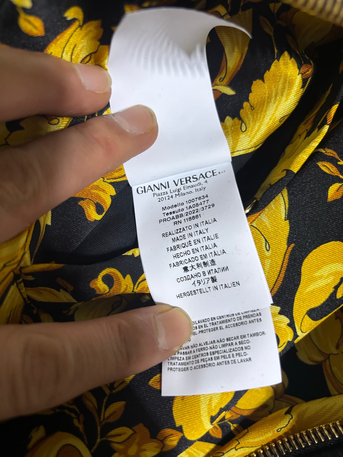 베르사체 가죽레더 봄버 자켓 싸게 팝니다 상품이미지4