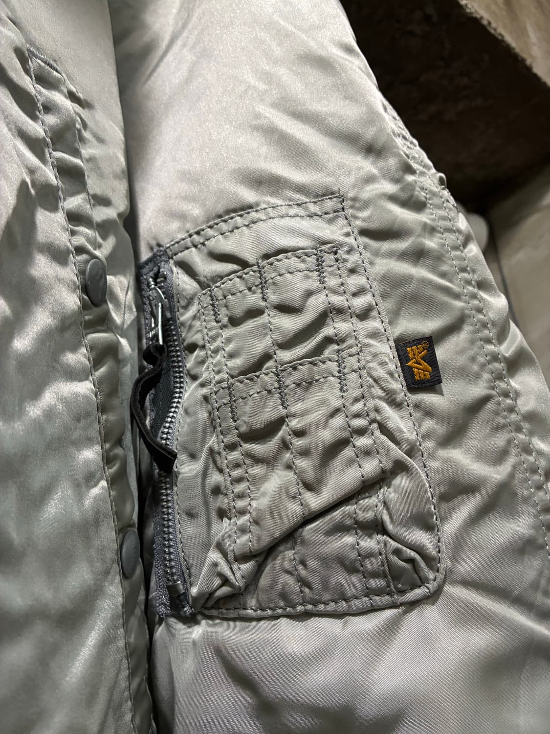 90s Alpha 알파 USA made N3B 점퍼 상품이미지2