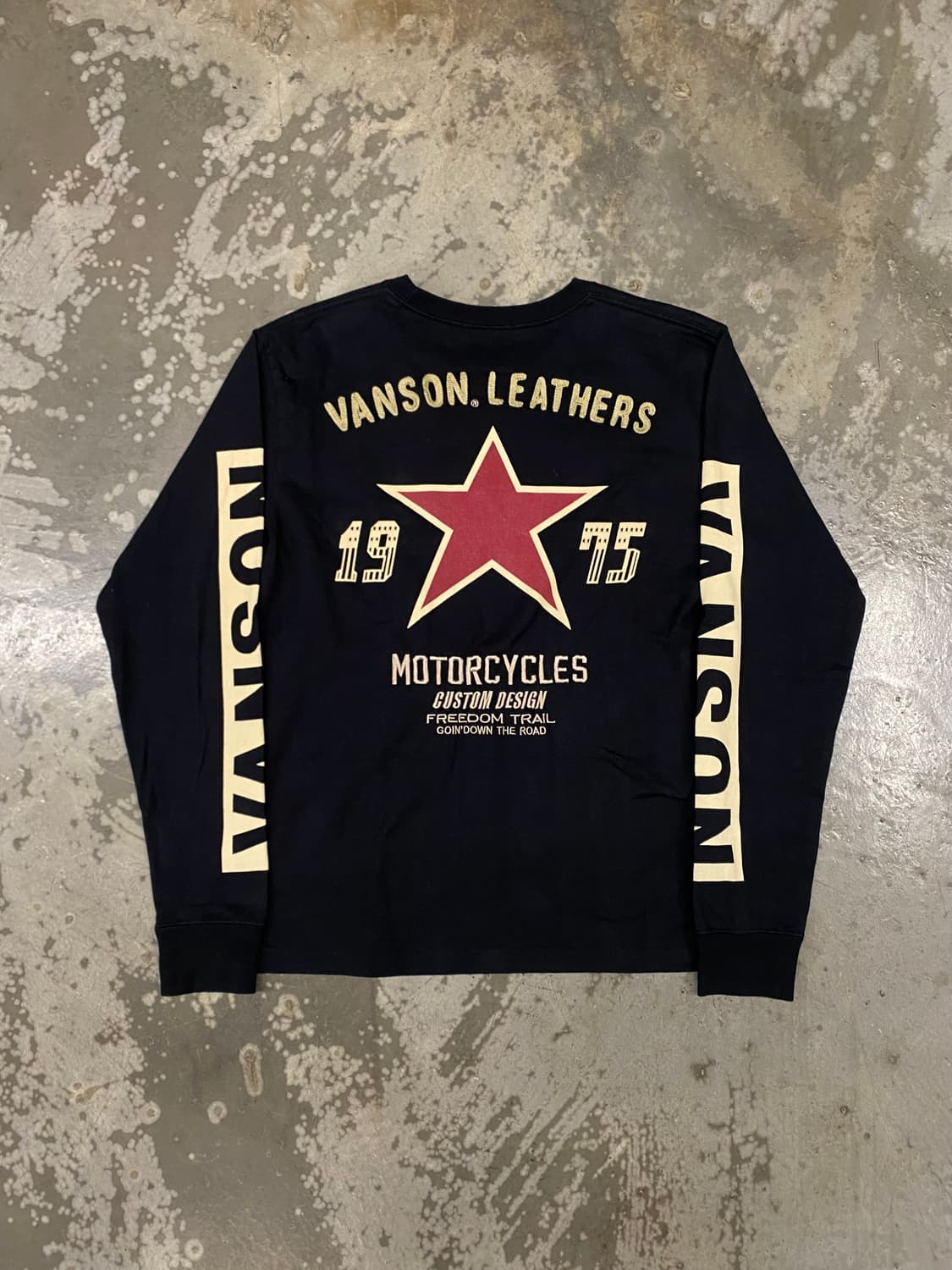 밴슨 원스타 롱슬리브 블랙 M  상품이미지3