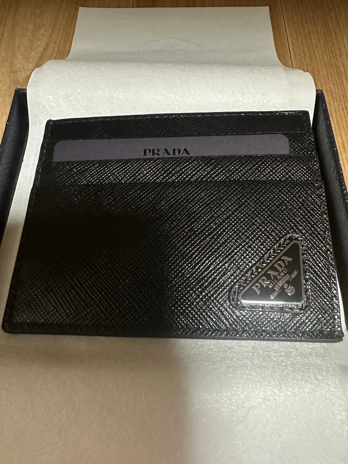 프라다 카드지갑(새상품, 풀구성) 상품이미지2