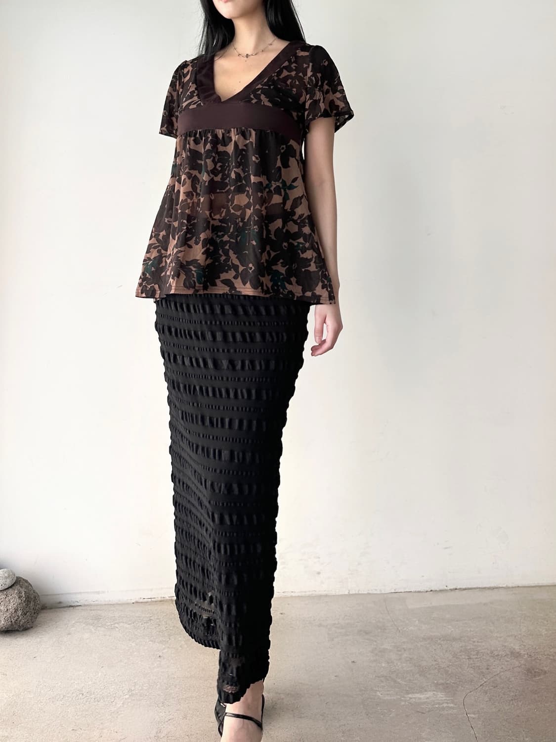 Leaf classy blouse 상품이미지4