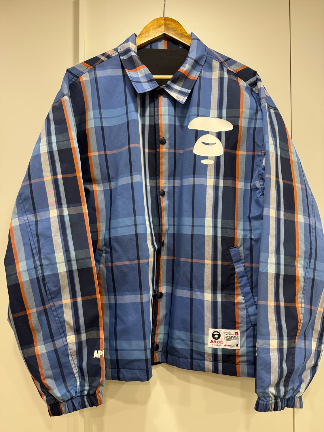 AAPE 리버시블 코치 자켓 L (bape) 상품이미지2