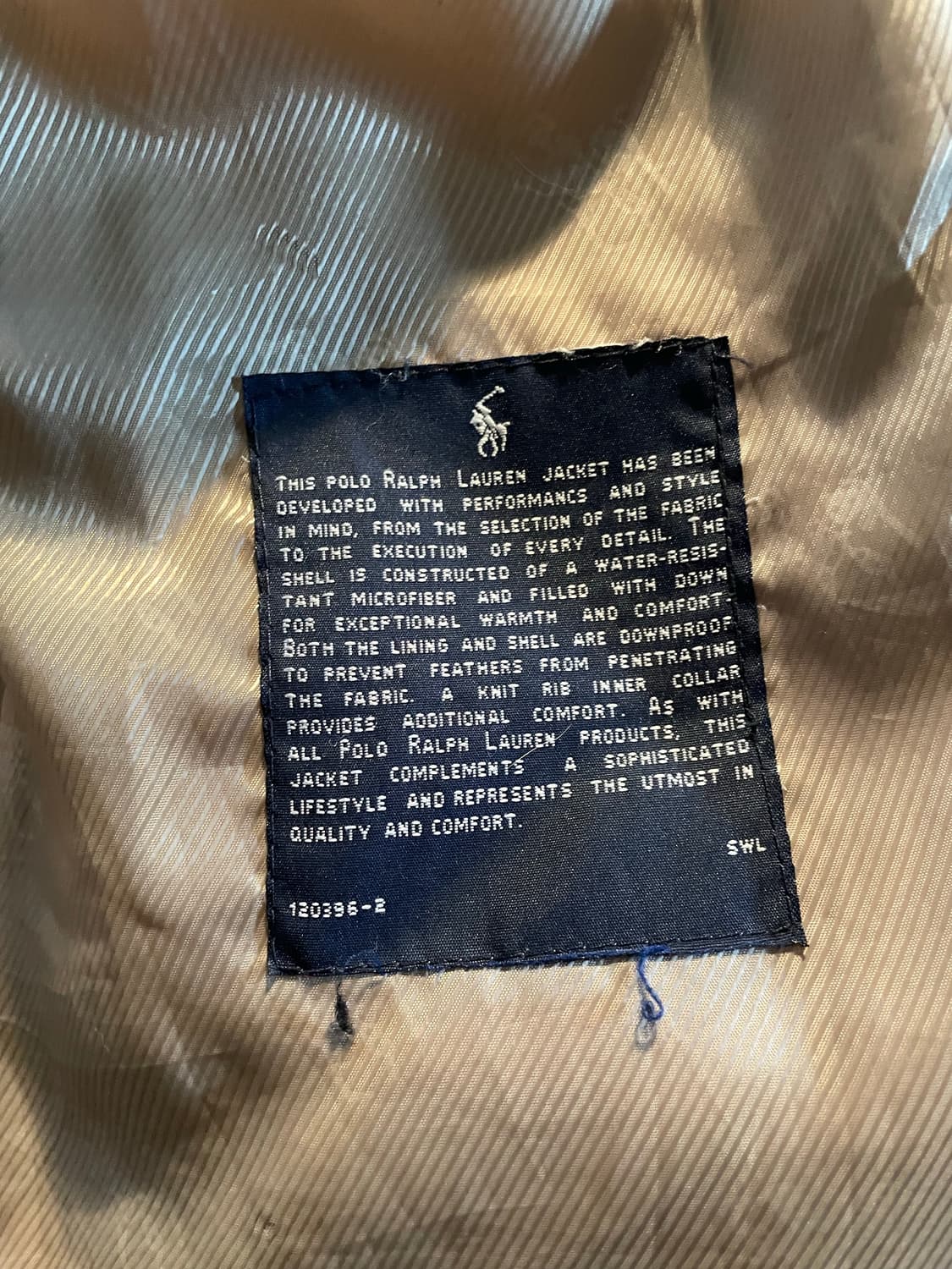 폴로 랄프 로렌 빅포니 성조기 USA 패딩 네이비 상품이미지5