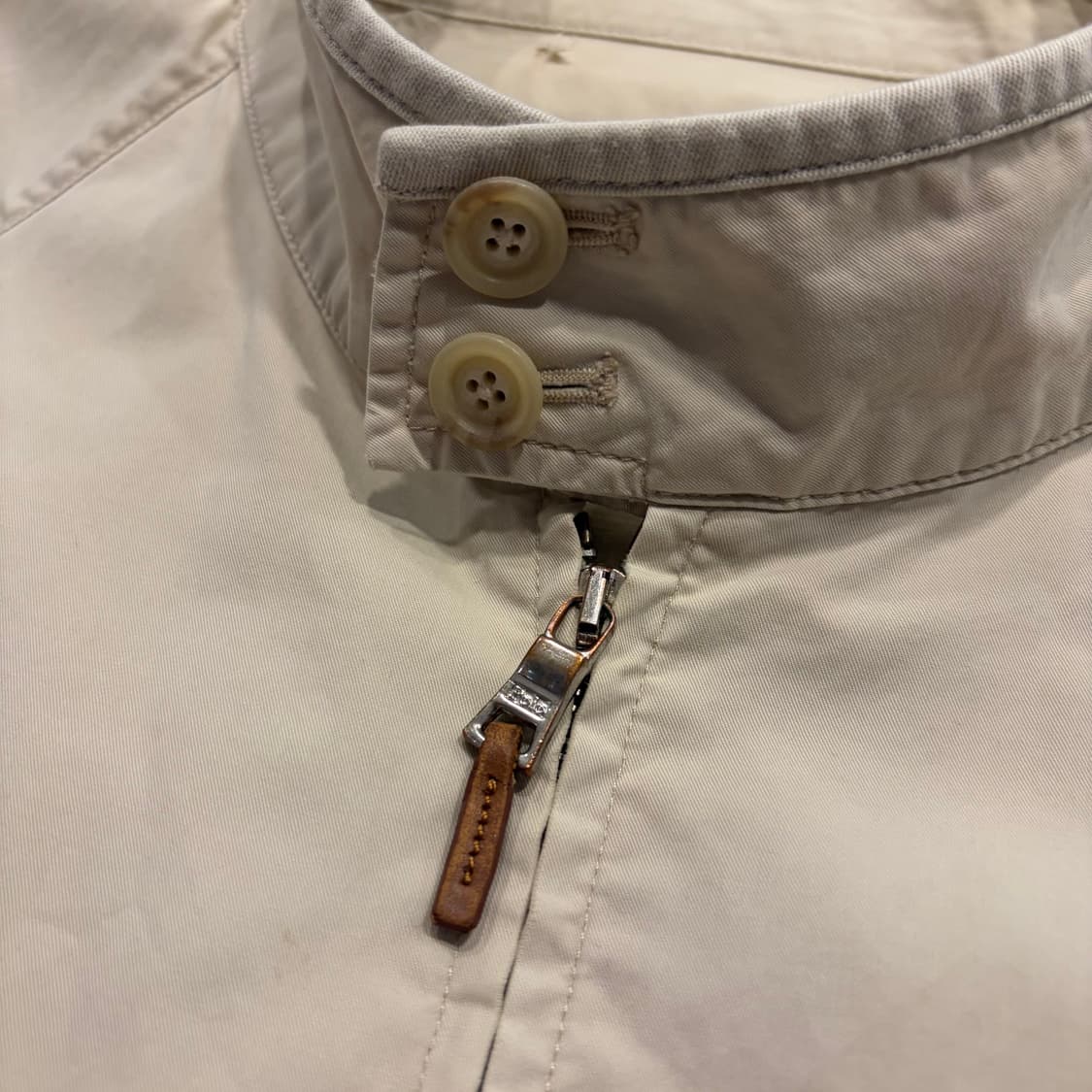 [L] 폴로 랄프로렌 해링턴 베이지 코튼 자켓 점퍼 D885 상품이미지4