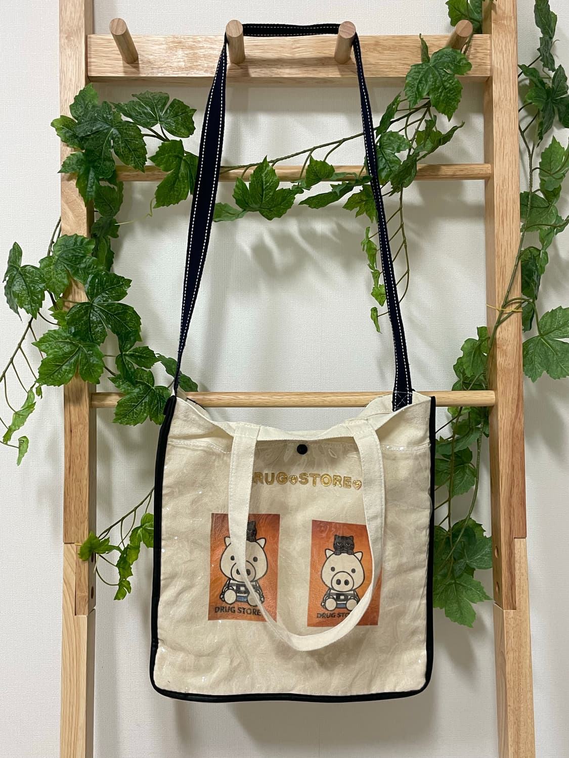 Drug Stores Pig Canvas Bag 상품이미지3