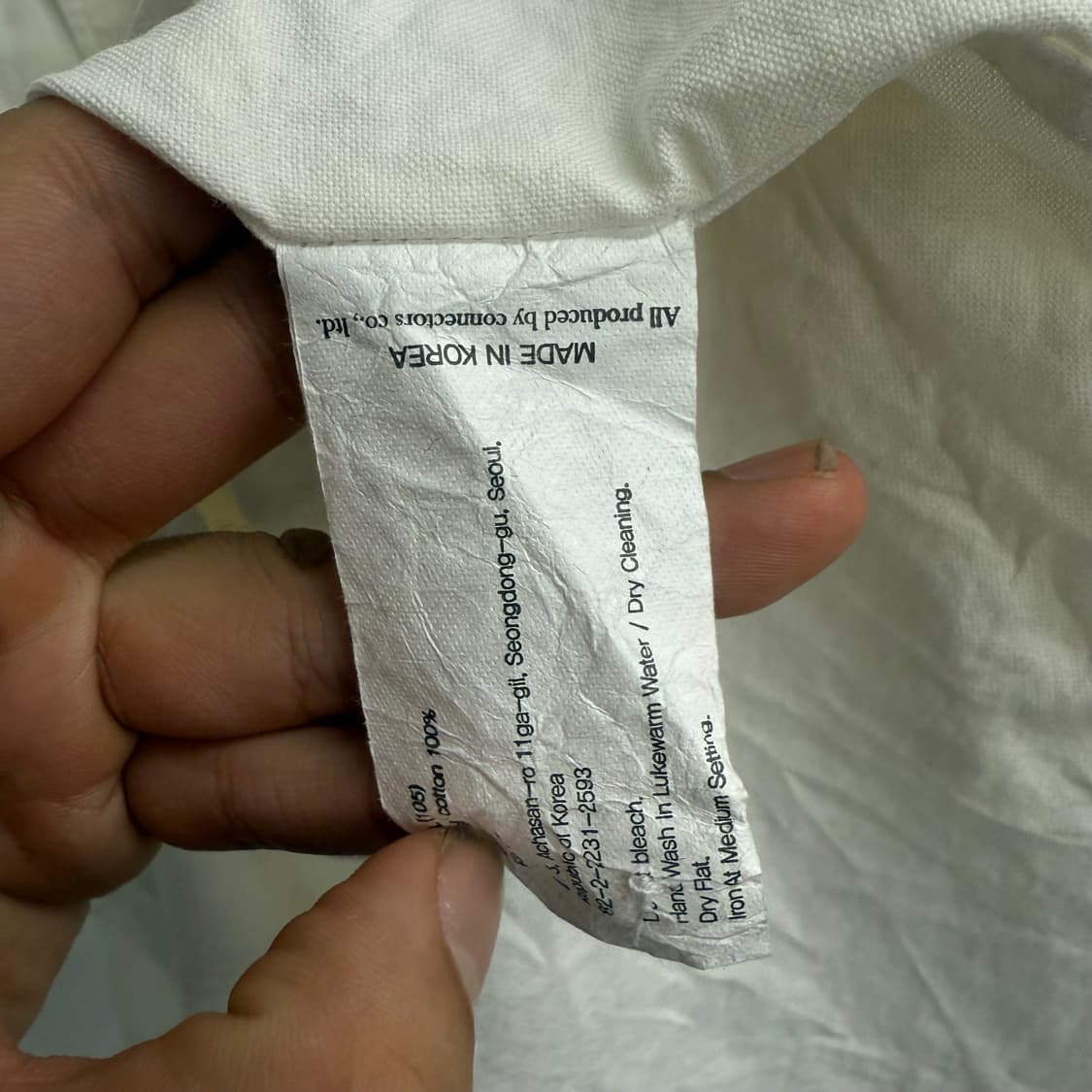 유니폼브릿지 반팔 셔츠 화이트 L 상품이미지3