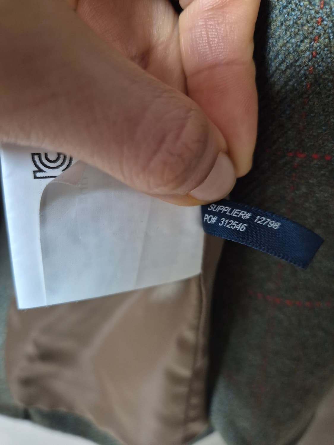 폴로 랄프로렌 헤링본 울자켓 테일러드 가죽패치 2 상품이미지8