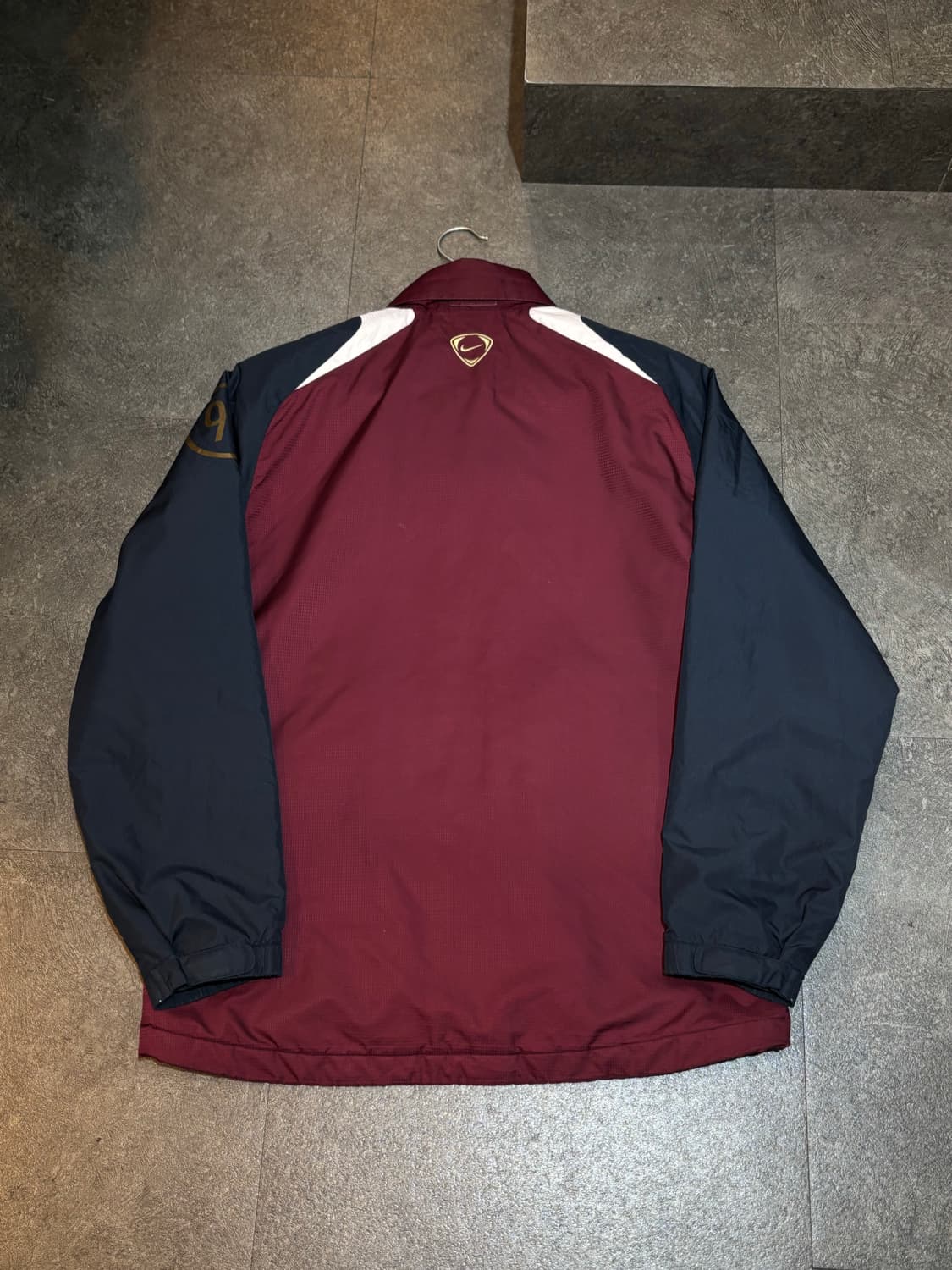 나이키 올드스쿨 버건디 토탈90 바람막이 점퍼 자켓 L 상품이미지3