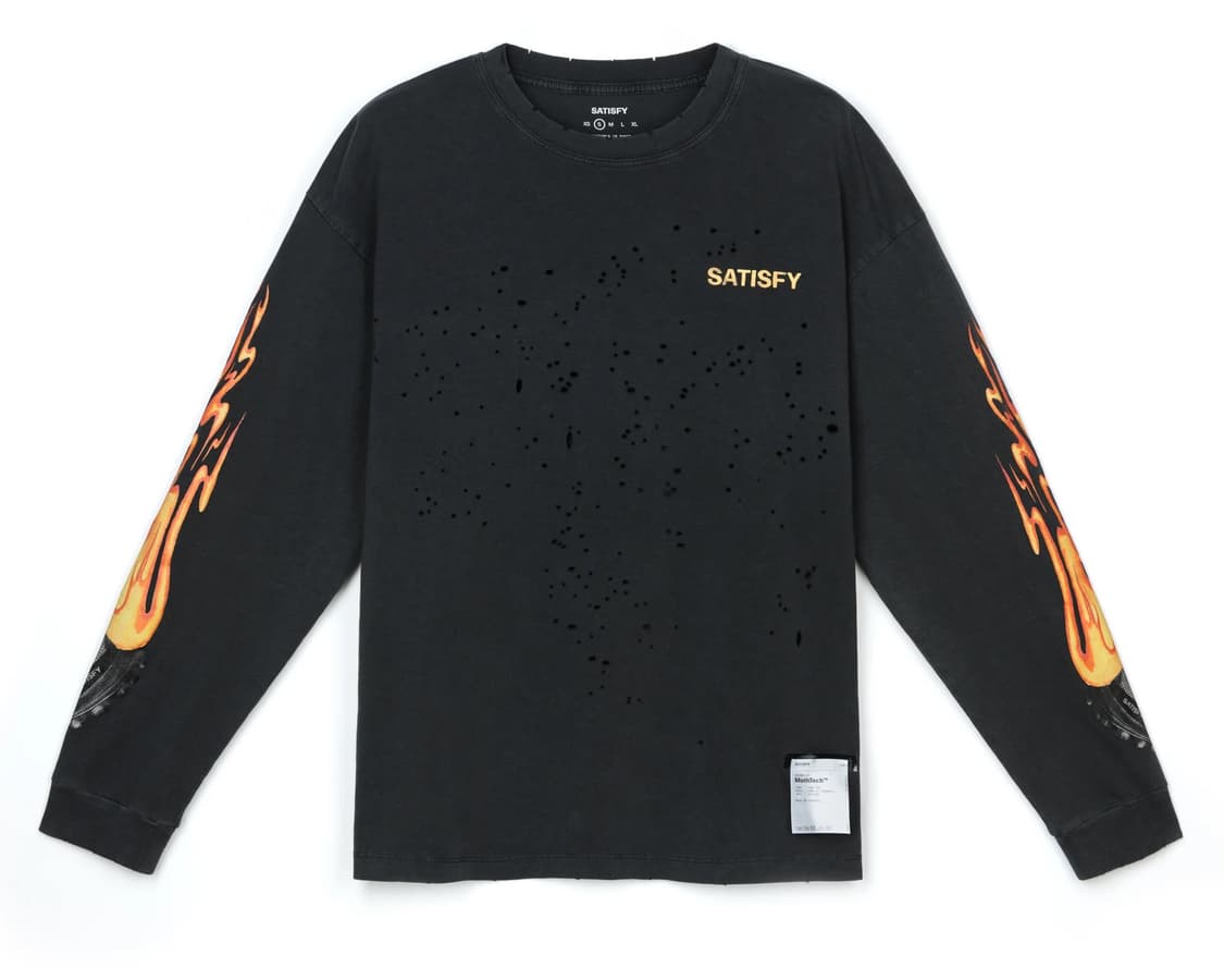 새티스파이 더락커 모스테크 롱 티셔츠 상품이미지2