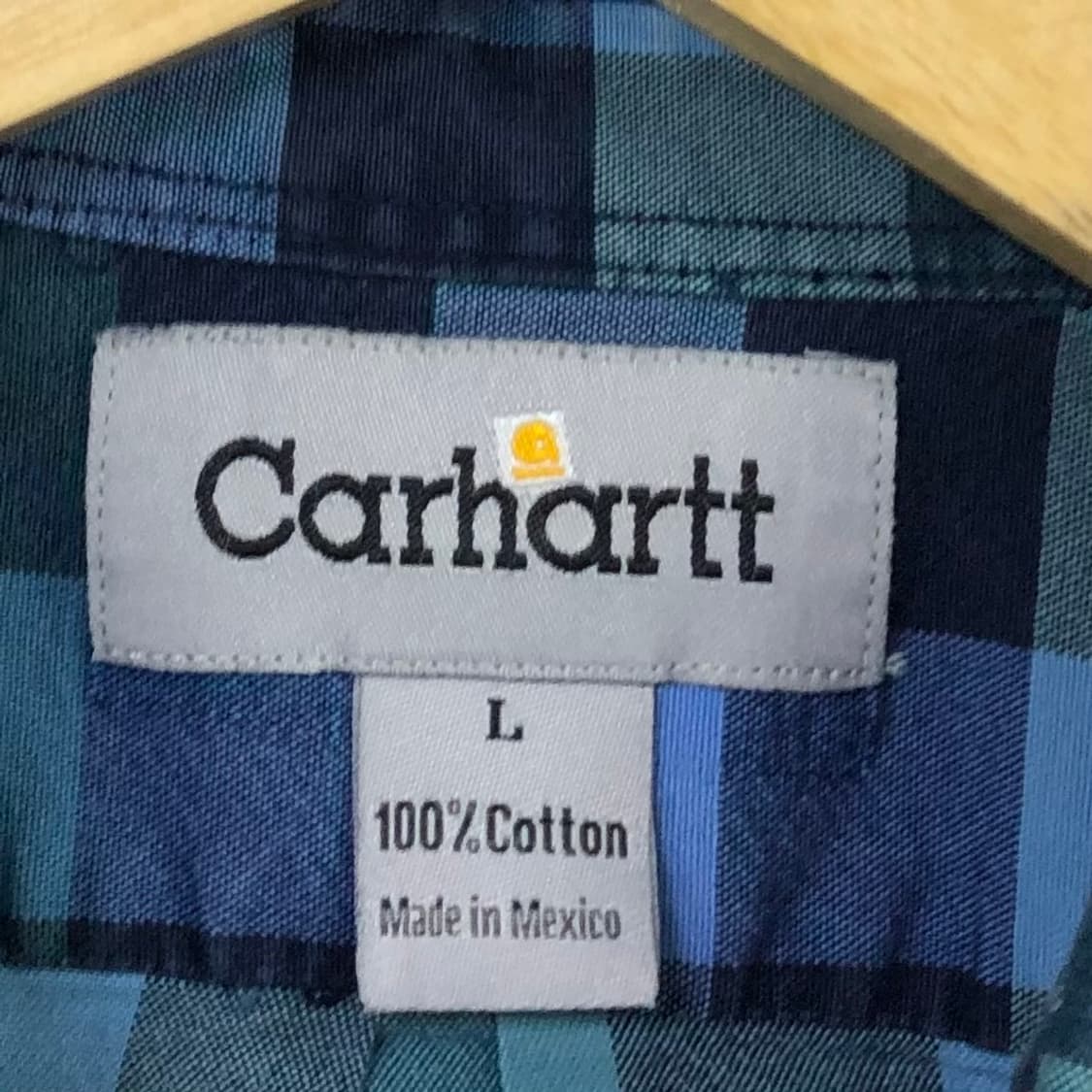 105 칼하트 옥스포드 체크 셔츠 상품이미지3