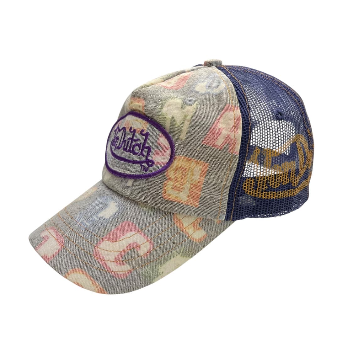 본더치 y2k 알파벳 퍼플 볼캡 상품이미지7