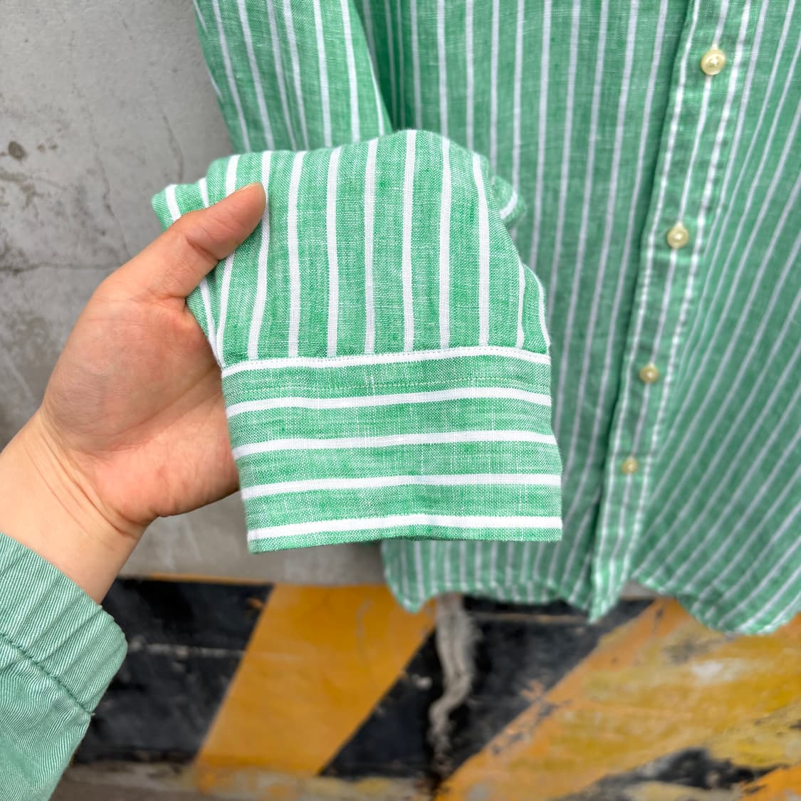 Polo 폴로 스트라이프 린넨 셔츠 상품이미지6