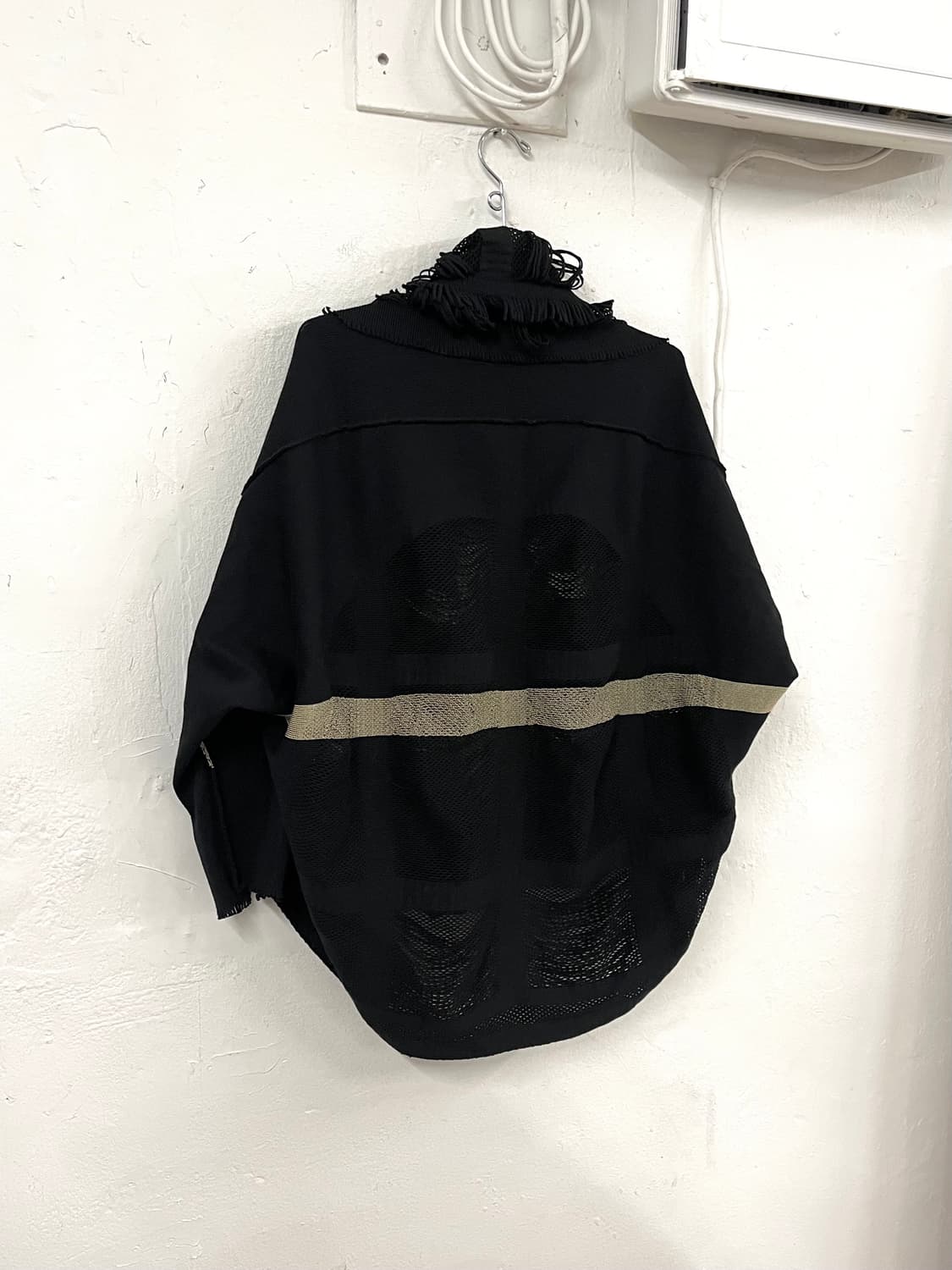 이세이미야케 2005 아카이브 프린지 머플러 가디건 상품이미지7