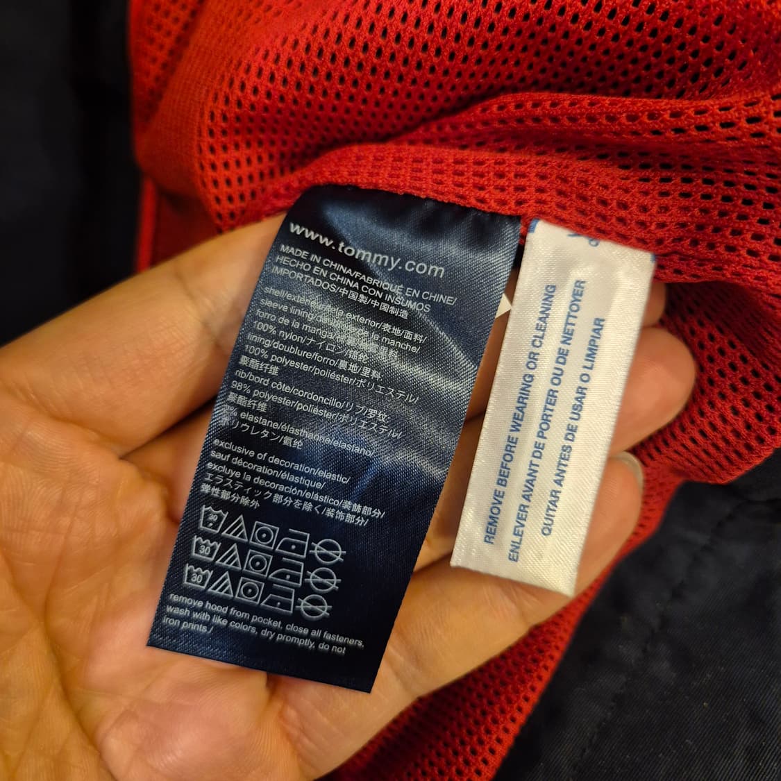 여성-M 타미힐피거 네이비 봄자켓 상품이미지4