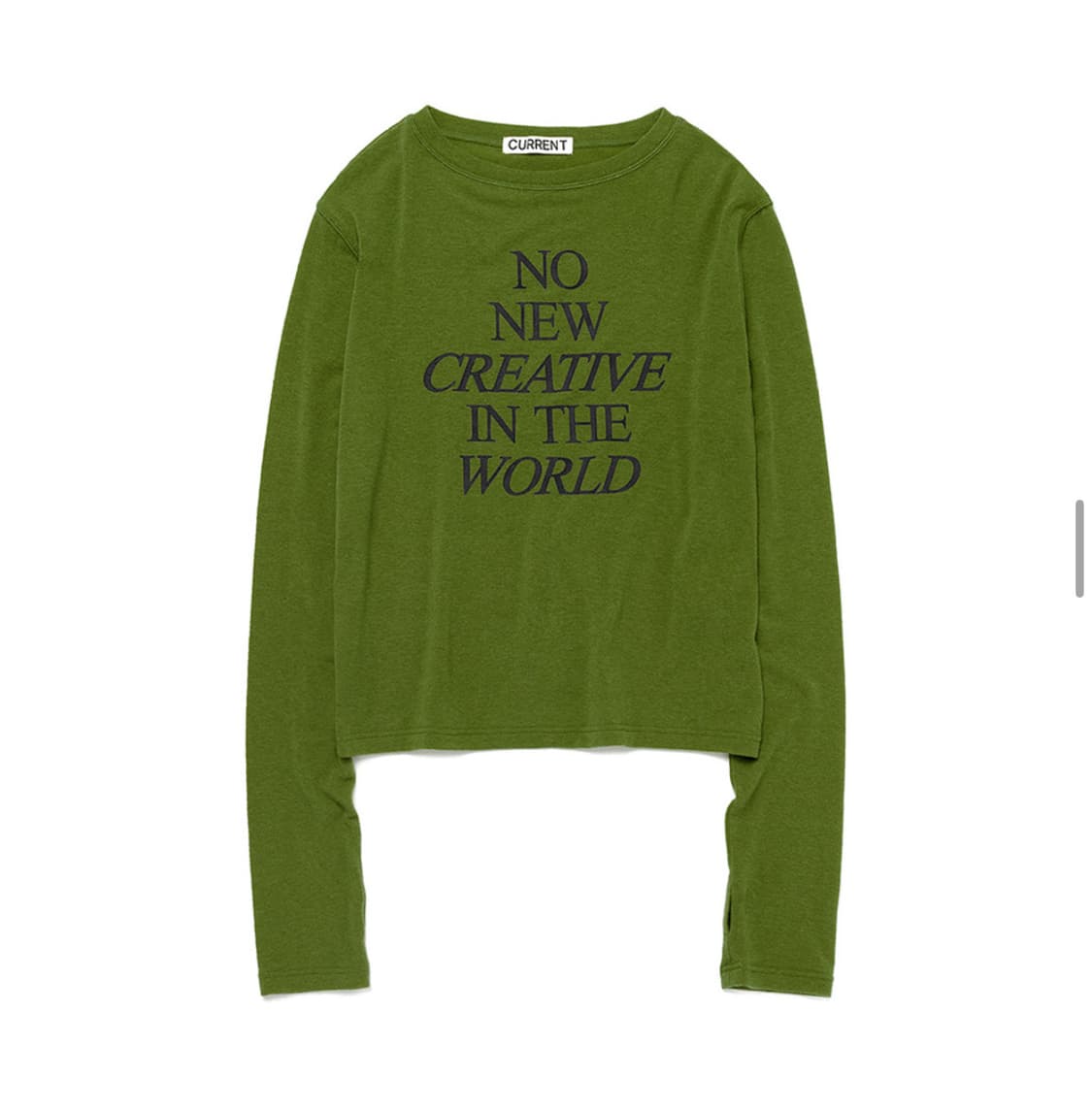  커렌트롱슬리브 NEW CREATIVE LONG SLEEVE TEE 제니 상품이미지1