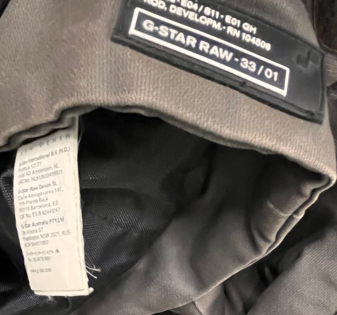 지스타로우 G-Star RAW 바이커 코튼 자켓 M 상품이미지6