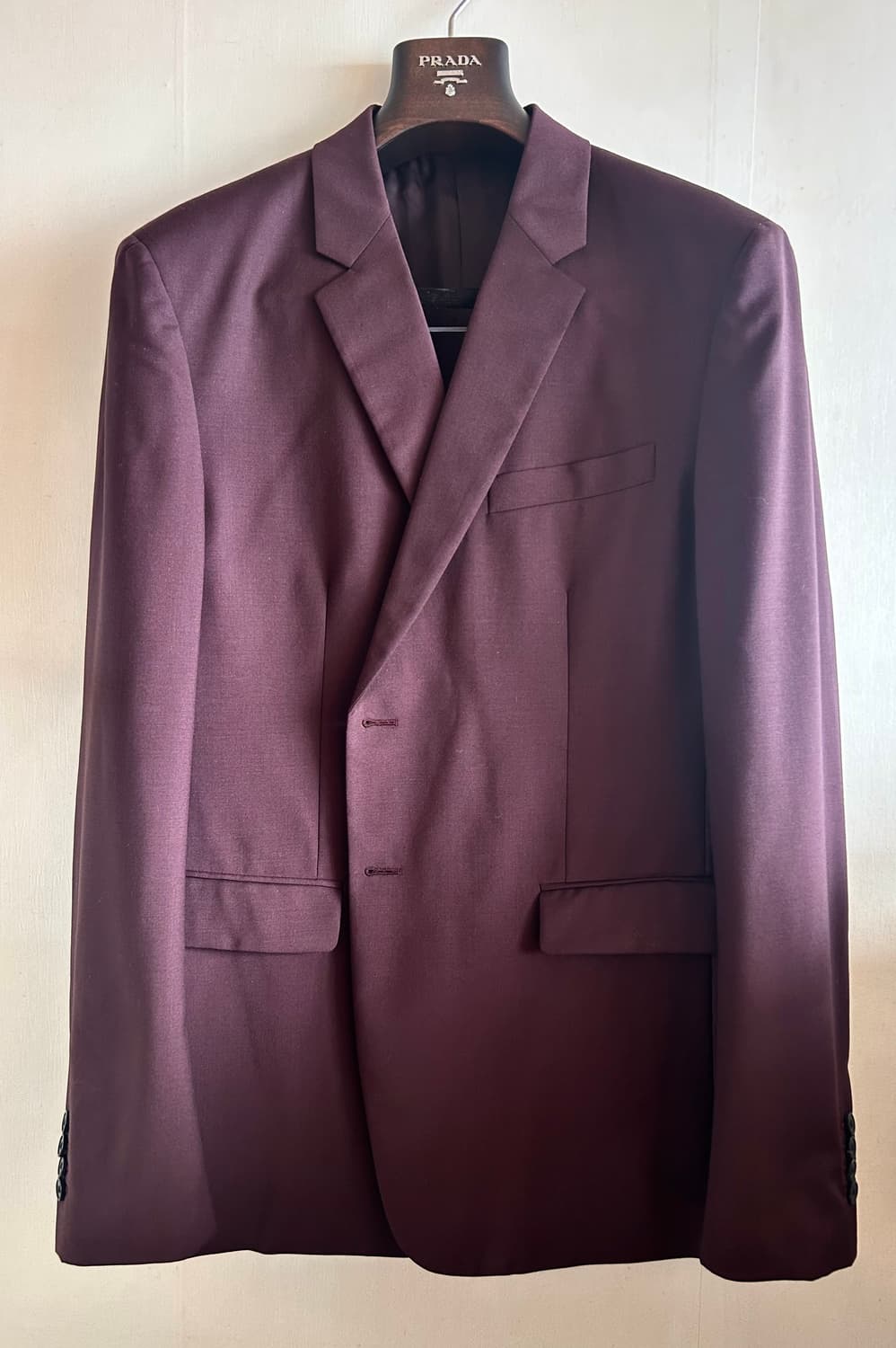 프라다 버건디 수트 상품이미지3