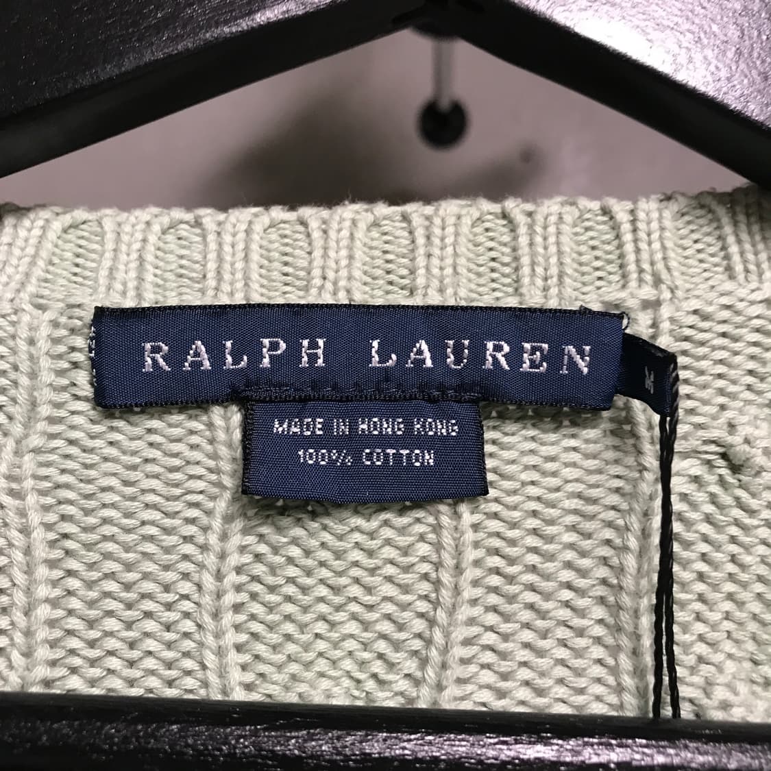 폴로 랄프로렌 케이블 니트 민트 M(W) 상품이미지5