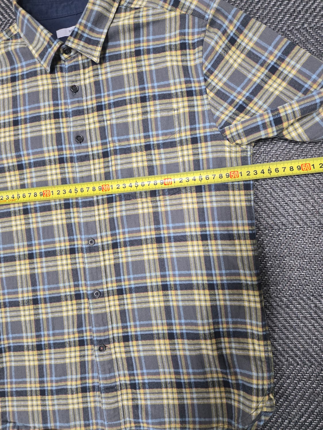 시리즈 23ss series 옐로우핀 체크 셔츠 상품이미지7
