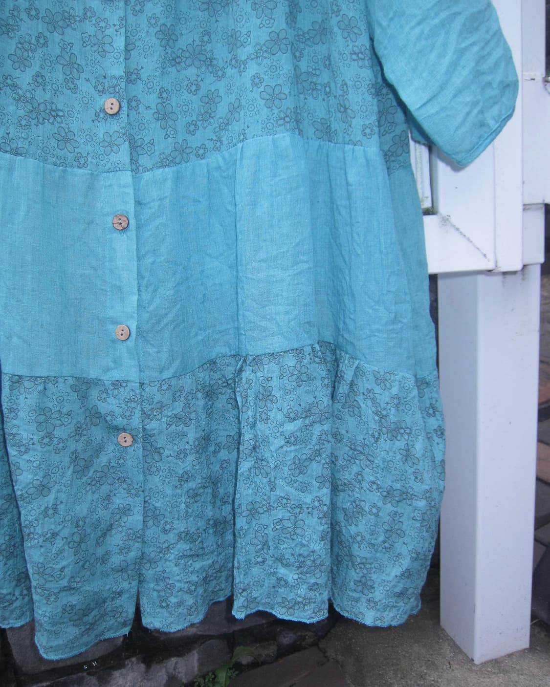 vintage blue flower ops 상품이미지3