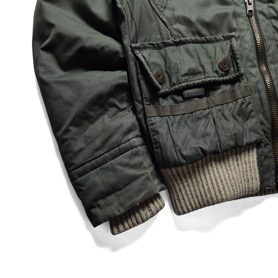 [M] 슈퍼드라이 리미티드 후드 봄버 패딩자켓 상품이미지3