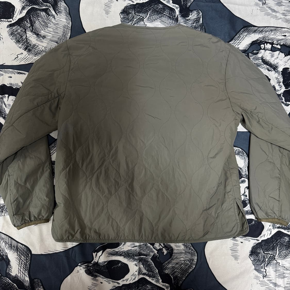 커버낫 노카라 퀄팅자켓 M사이즈 상품이미지5