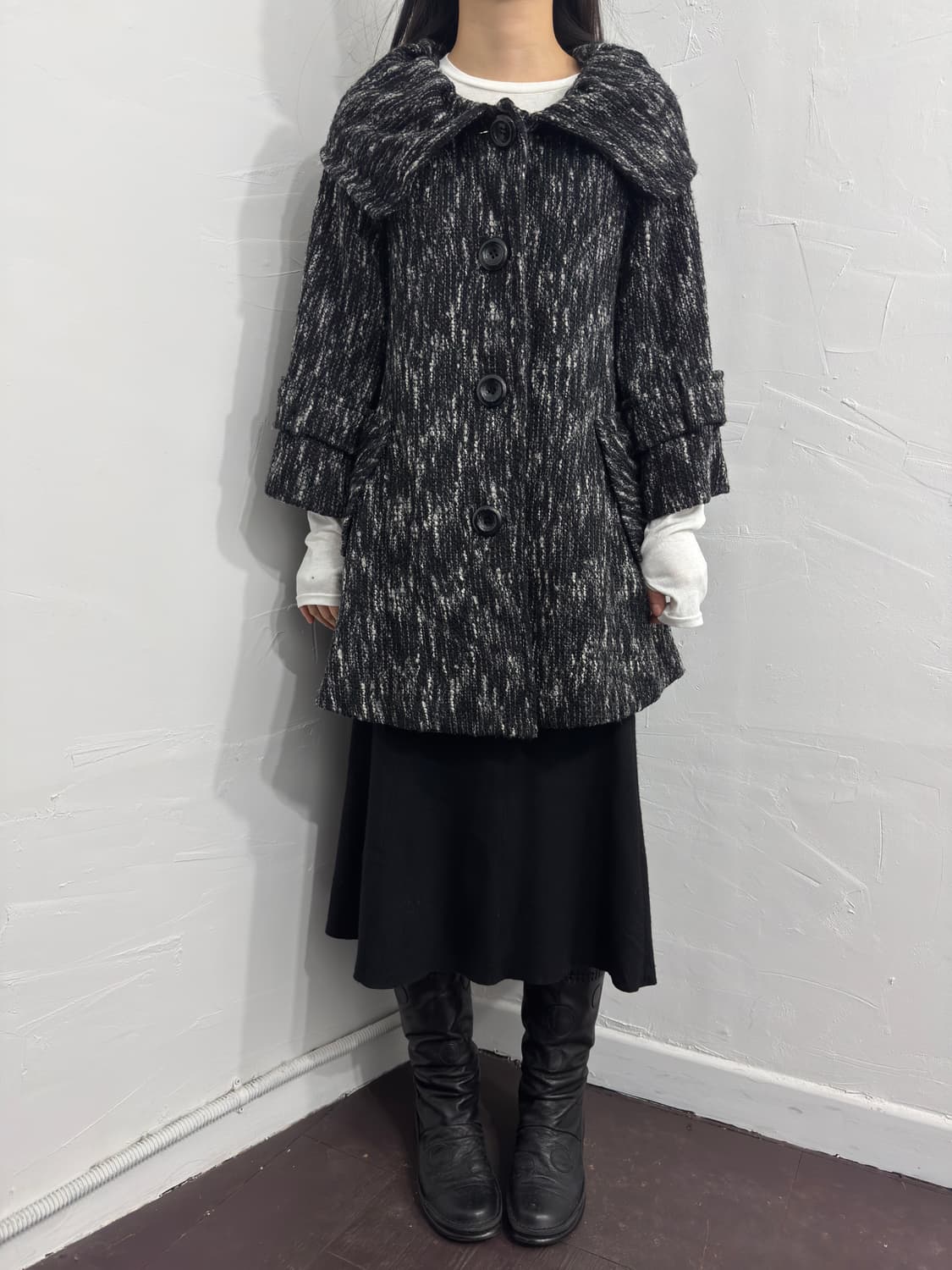 button design coat 상품이미지3