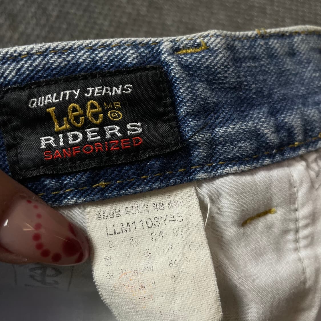 (33) Lee 리 라이더스 빈티지 데님 팬츠 상품이미지3