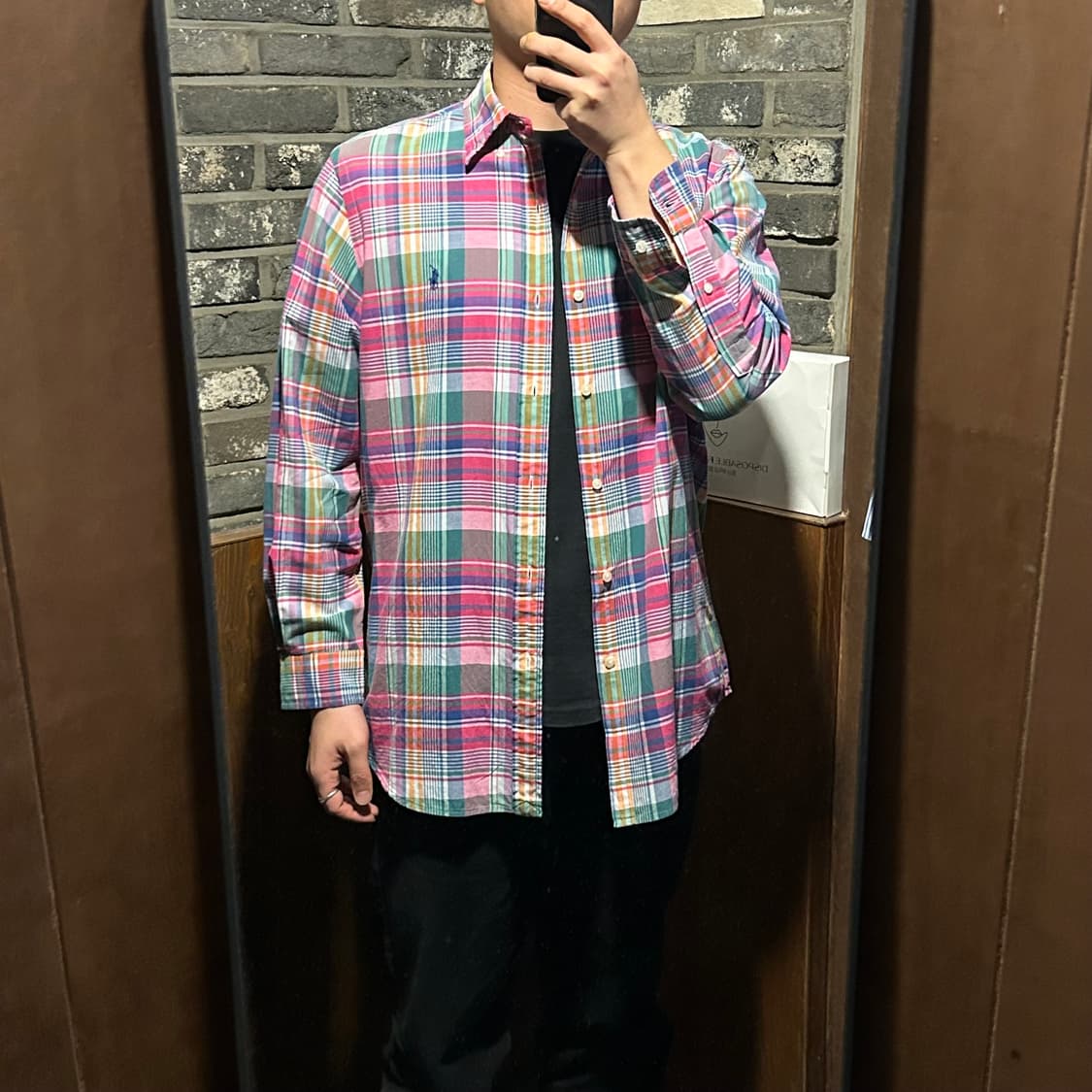 L) 폴로 랄프로렌 클래식 마드라스 체크 셔츠 상품이미지8