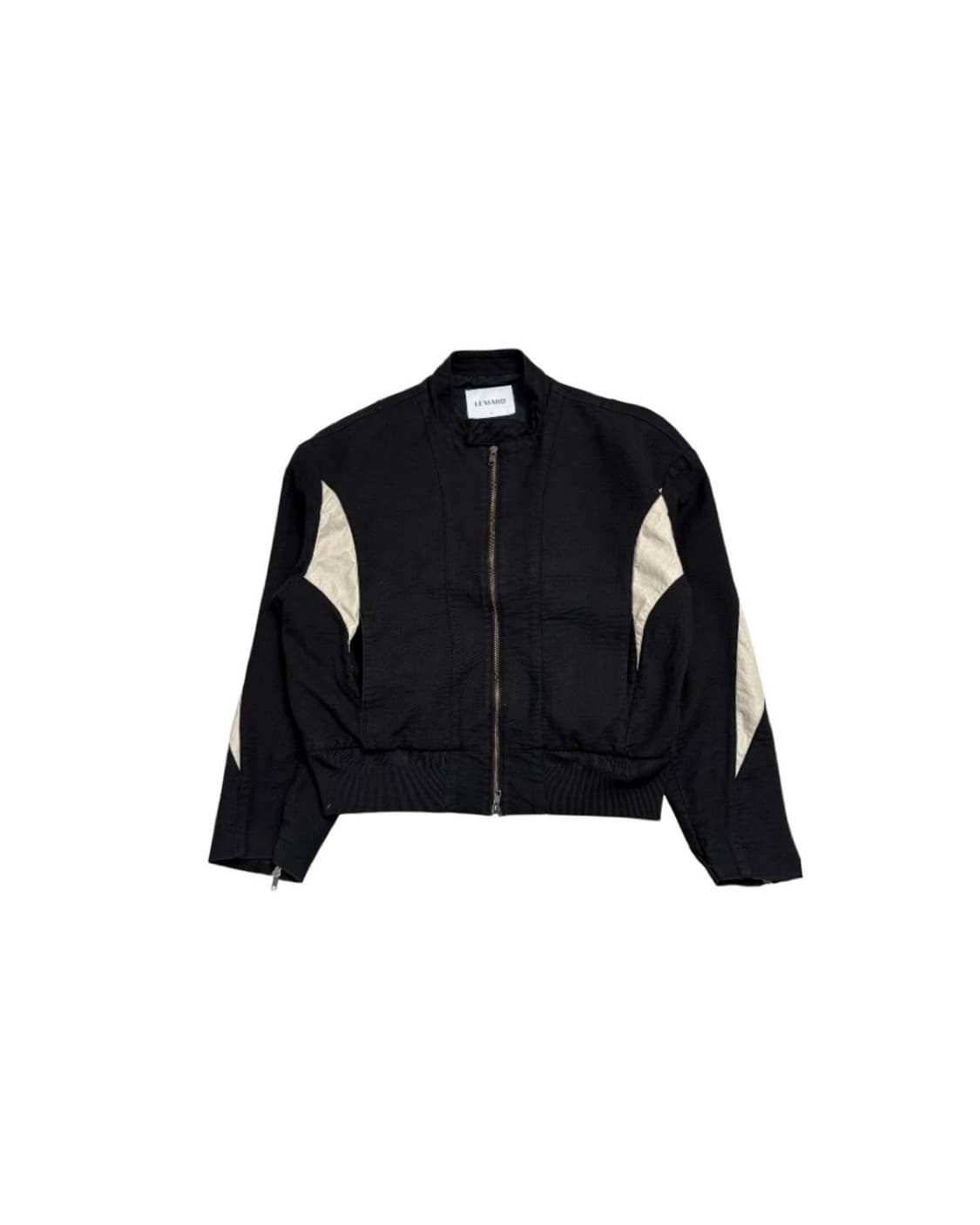 르마드 바이커 숏 자켓 블랙 상품이미지1