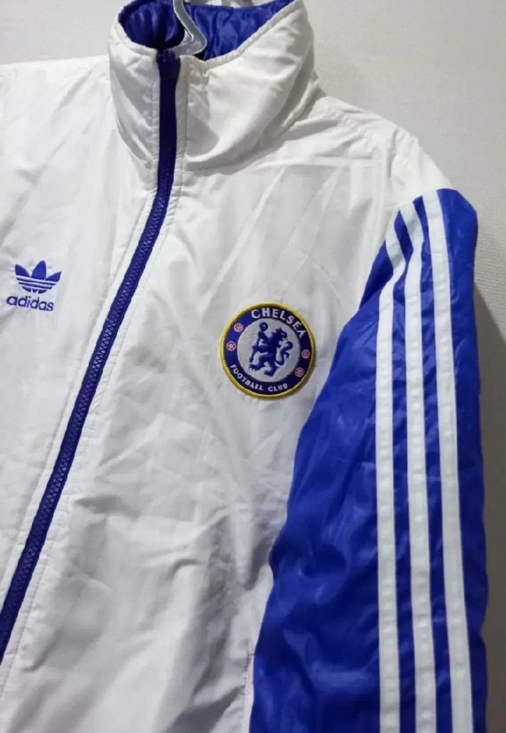 아디다스 첼시FC 리버시블 화이트 블루 양면패딩 100/L 상품이미지2
